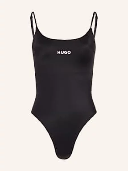 Hugo Strój Kąpielowy Pure schwarz czarny