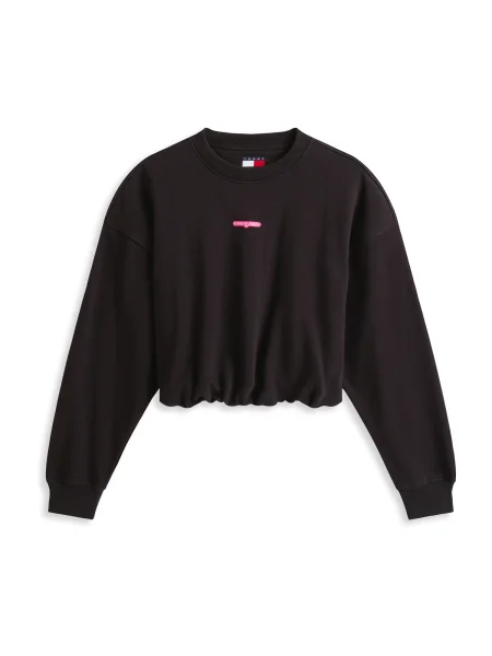 Palton Tommy Jeans negru