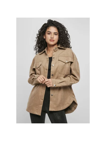 Koszula Urban Classics klasyczna brązowa