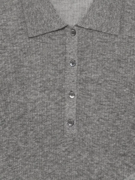 Gulerat tricou polo Aspesi gri