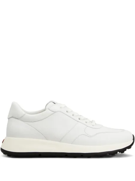 Sneakerși Tod's cu șireturi cu buline din dantelă alb