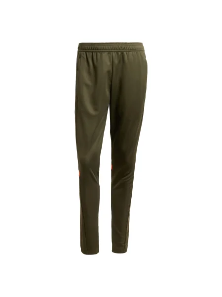 ADIDAS PERFORMANCE Pantaloni sport Squadra kaki / portocaliu închis negru