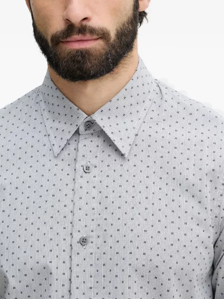Lung cămașă Armani Exchange gri