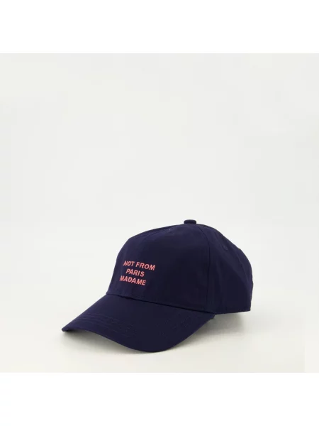 Drôle de Monsieur czapka z daszkiem Slogan niebieska