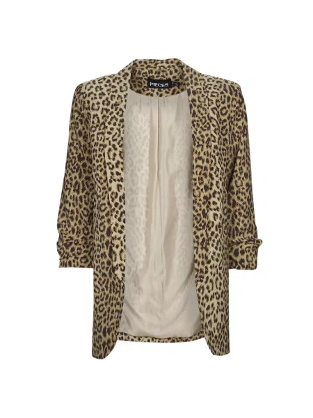 Blazer Pieces s potiskom rjava