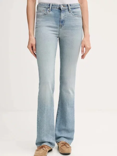 Džíny Tommy Hilfiger high waist modré