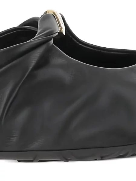Balerini Loewe din piele negru