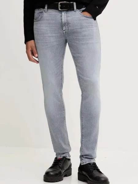 Дънки Tommy Jeans мъжки сиво