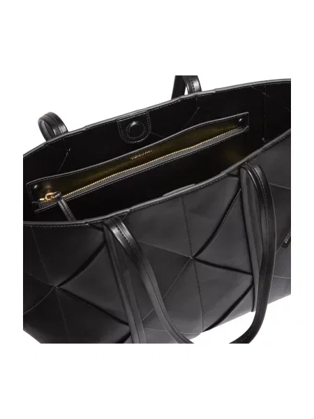Geantă Calvin Klein Woven Medium Carryall negru
