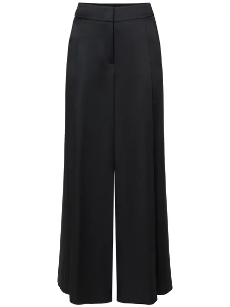 Pantaloni Peserico din satin negru