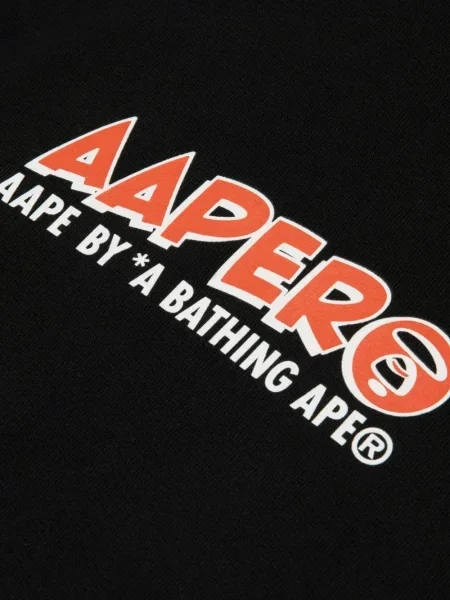 Суичър с качулка Aape By *a Bathing Ape® с принт черно