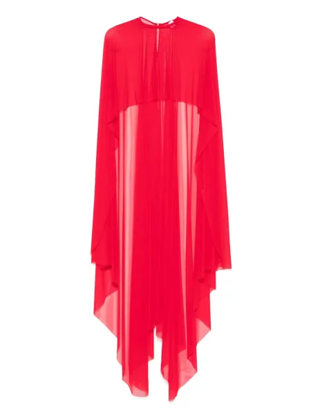 Palton Atu Body Couture transparente roșu