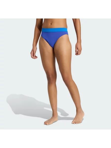 DÓŁ OD BIKINI OPTIMÉ AQUA MID-WAIST niebieski