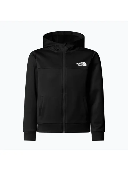 The North Face Teen Reaxion Full Zip Hoodie gyerek pulóver tnf black. Méret: M fekete