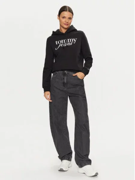 Tommy Jeans Mikina černá