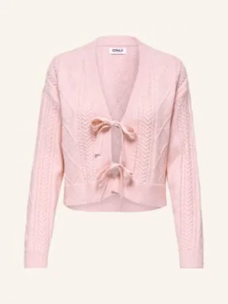 Only Kardigan pink różowy