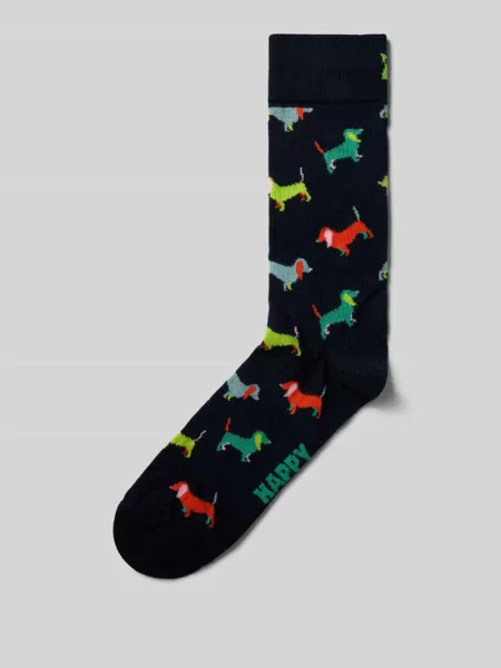 Skarpety Happy Socks z logo czarne