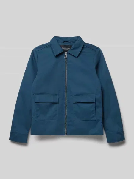 Kurtka o kroju regular fit z wykładanym kołnierzem model Stevo' Cars Jeans granatowa