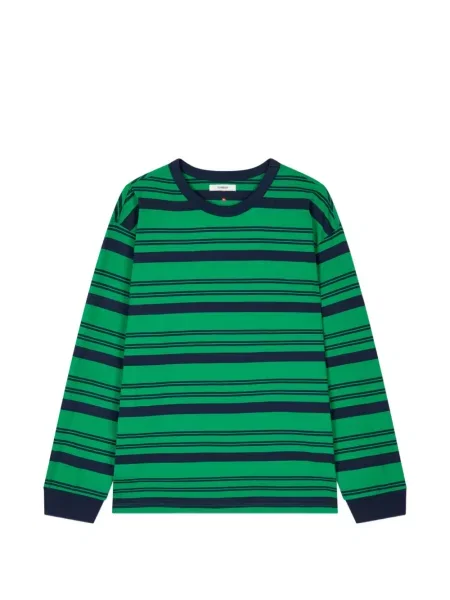 Długa koszulka Tomboy w paski zielona