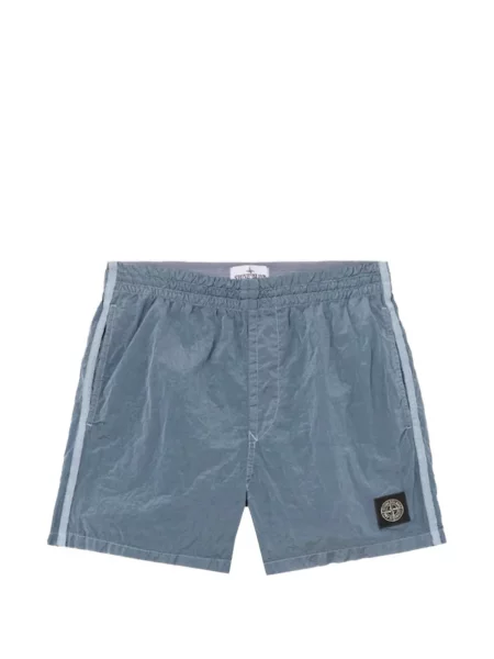 Kąpielówki dziecięce Stone Island niebieskie