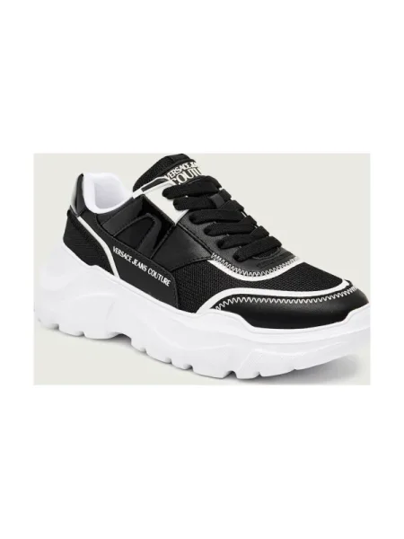Versace Jeans Couture Sneakers FONDO SPEEDTRACK DIS. 4 cu adaos de piele negru
