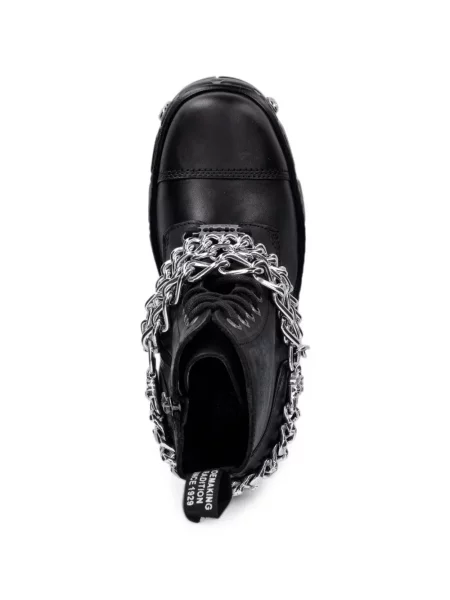 Botine New Rock cu platformă negru