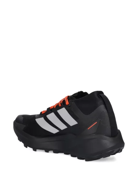 Top Adidas z autografem garniturowy w kwiatki czarny