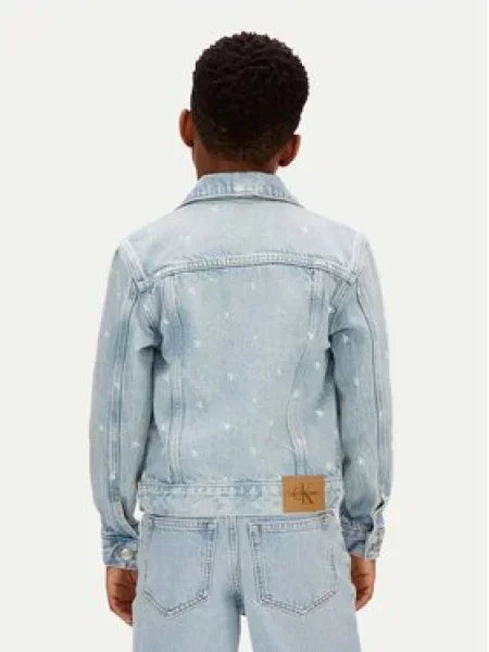 Calvin Klein Jeans Džinsinė striukė mėlyna