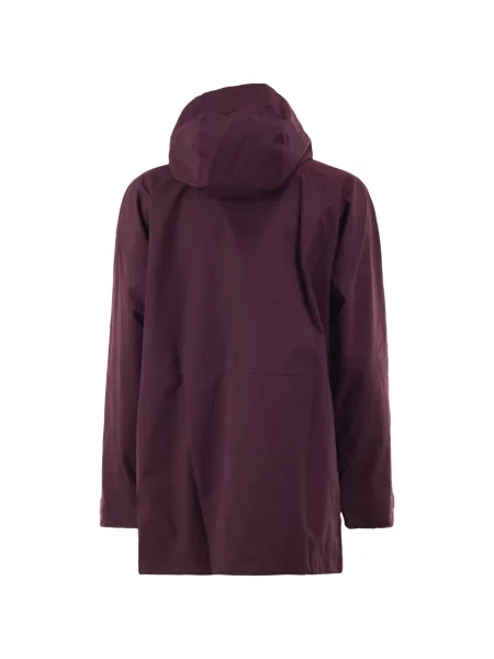 Geacă parka Patagonia cu glugă violet
