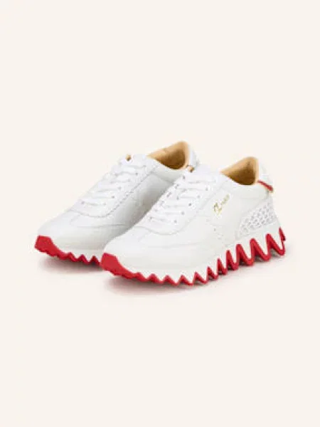 Christian Louboutin Sneakersy Loubishark weiss białe