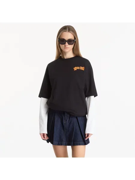 Тениска New Era Food Character Graphic OS Tee UNISEX Black S черно