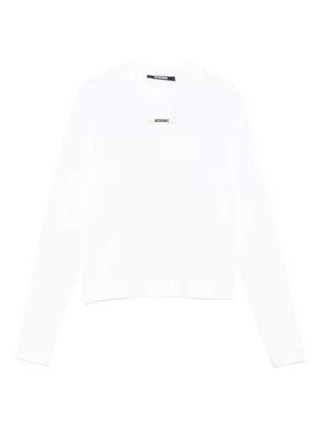 Tricou Jacquemus lung alb