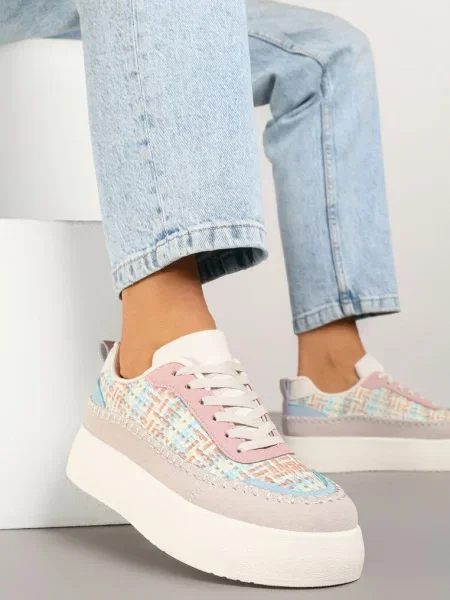 Sneakers Nilaraviela Culori mixte bej