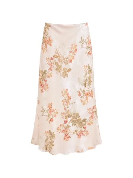 Fustă Favorite Daughter cu model floral cu imagine roz