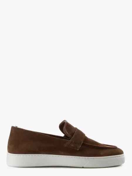 Замшевые мокасины Leberdes бежевые