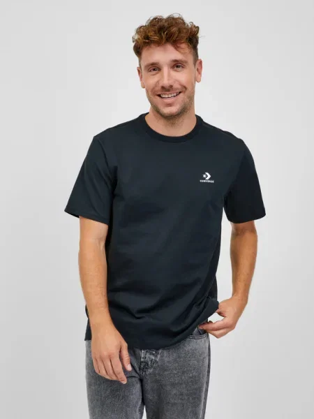 Tricou Converse cu broderie negru