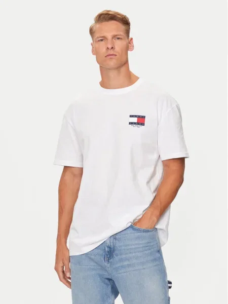 Tommy Jeans Tricou alb