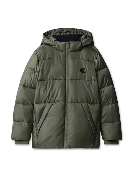Calvin Klein Jeans geacă matlasată pentru copii verde
