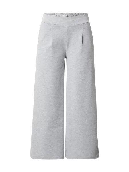 ICHI Pantaloni Kate gri amestecat