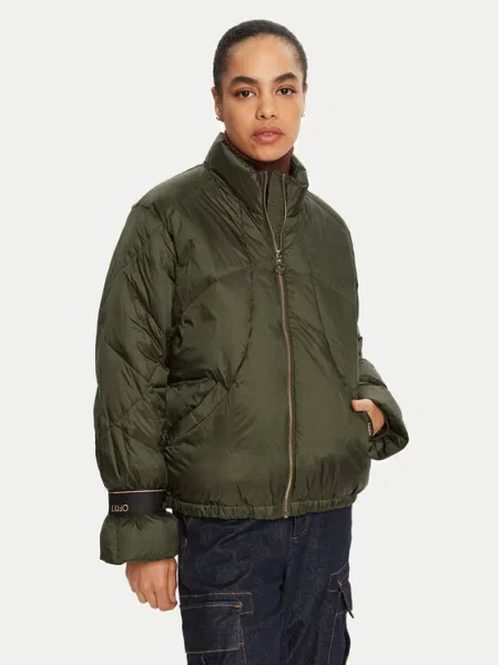 Liu Jo Sport Geacă din puf verde