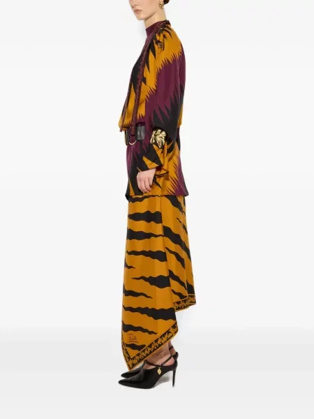 Rochie Pucci de mătase cu imagine portocaliu