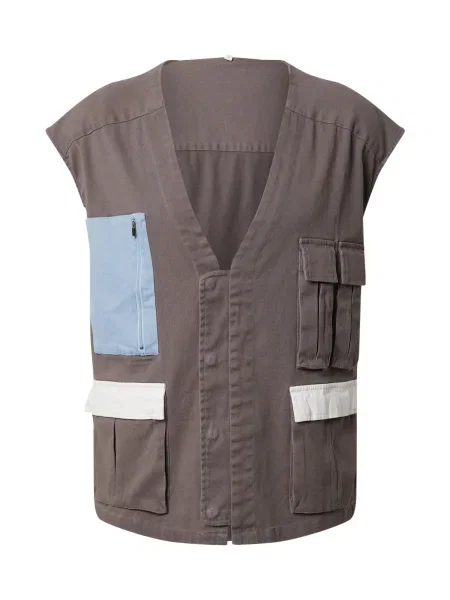 ABOUT YOU x Benny Cristo Brezrokavnik Pablo' siva