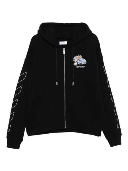 Hanorac cu glugă Off-white alb