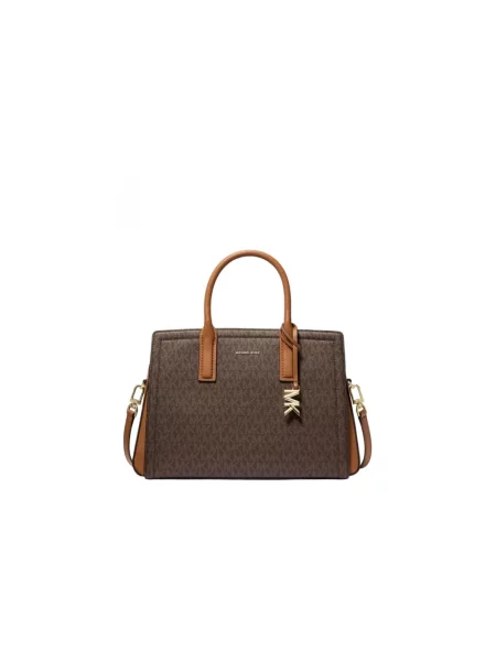 Torebka Michael Kors skórzana biznesowa brązowa