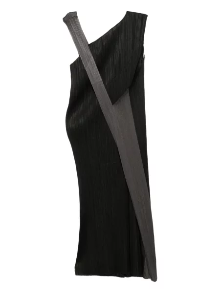 Rochie Pleats Please Issey Miyake de costum negru