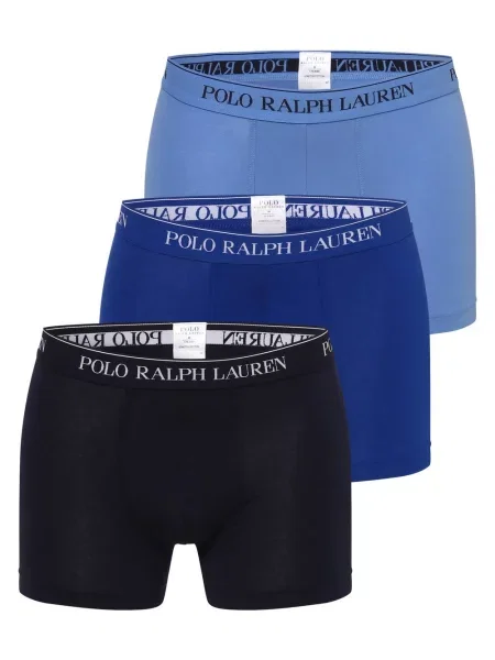 Polo Ralph Lauren Obcisłe bokserki pakowane po 3 szt. Mężczyźni jednolity S niebieski