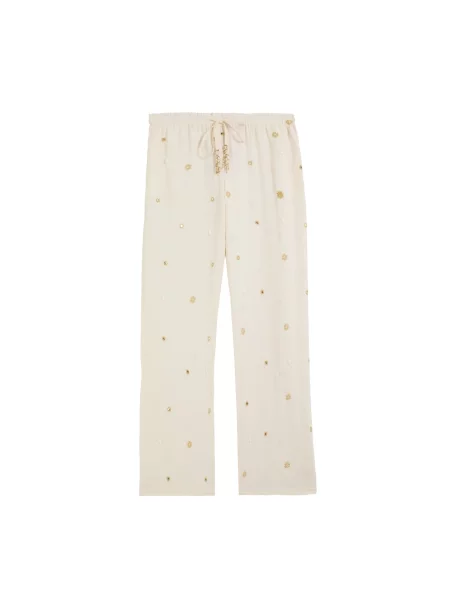 Scalpers Pantaloni murdar alb