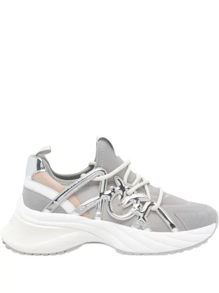 Маратонки Pinko с връзки с дантела сиво