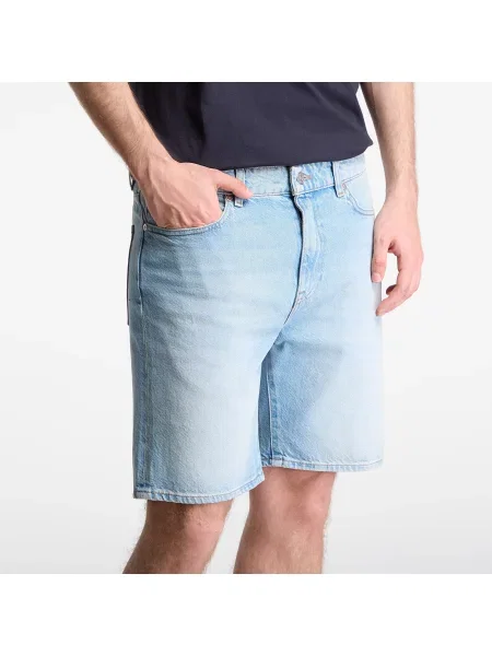 Szorty LACOSTE Bermuda Shorts Washed Bleach 34 niebieskie