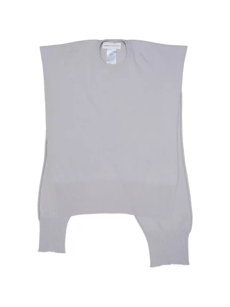 Top Niccolò Pasqualetti z okrągłym dekoltem prążkowany fioletowy